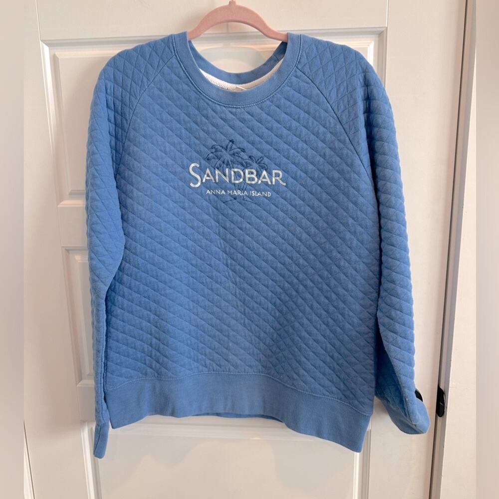 Anna Maria Island Florida AMI Sandbar Quilted Sweatshirt